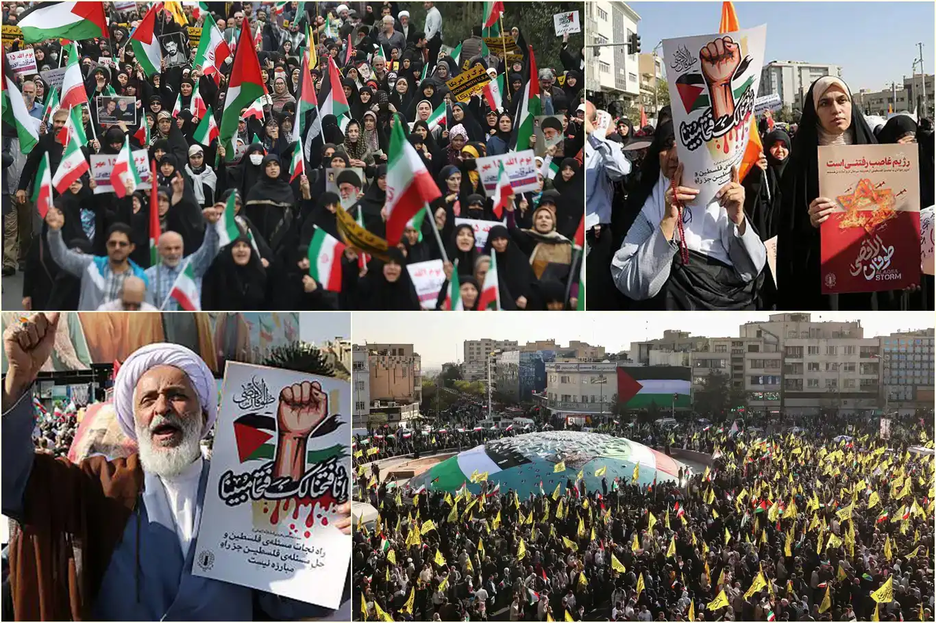 تظاهرات حمایت از غزه در ایران