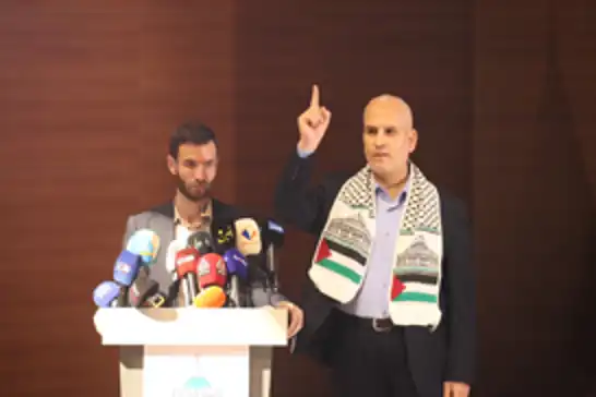 HAMAS Sözcüsü Berhum, Diyarbakır'daki Alimler Buluşması'nda konuştu: Onların zelil olmaları kalplerimizi ferahlattı