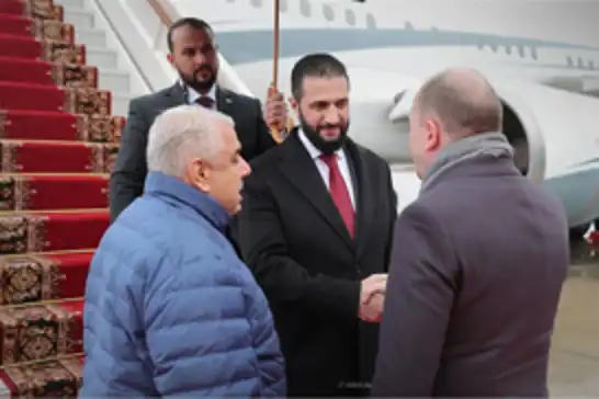 Syrian President Ahmad al-Sharaa arrives in Moscow for official talks with Putin