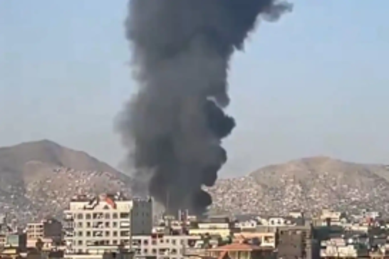 Massive blast shakes Kabul, smoke rises over the Afghan capital