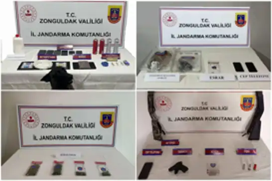 Zonguldak’ta uyuşturucu operasyonu: 14 gözaltı