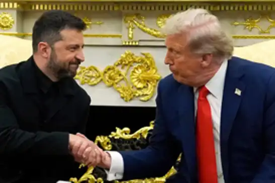 الرئيس الأمريكي "ترامب" يلتقي بالرئيس الأوكراني "زيلينسكي" في البيت الأبيض