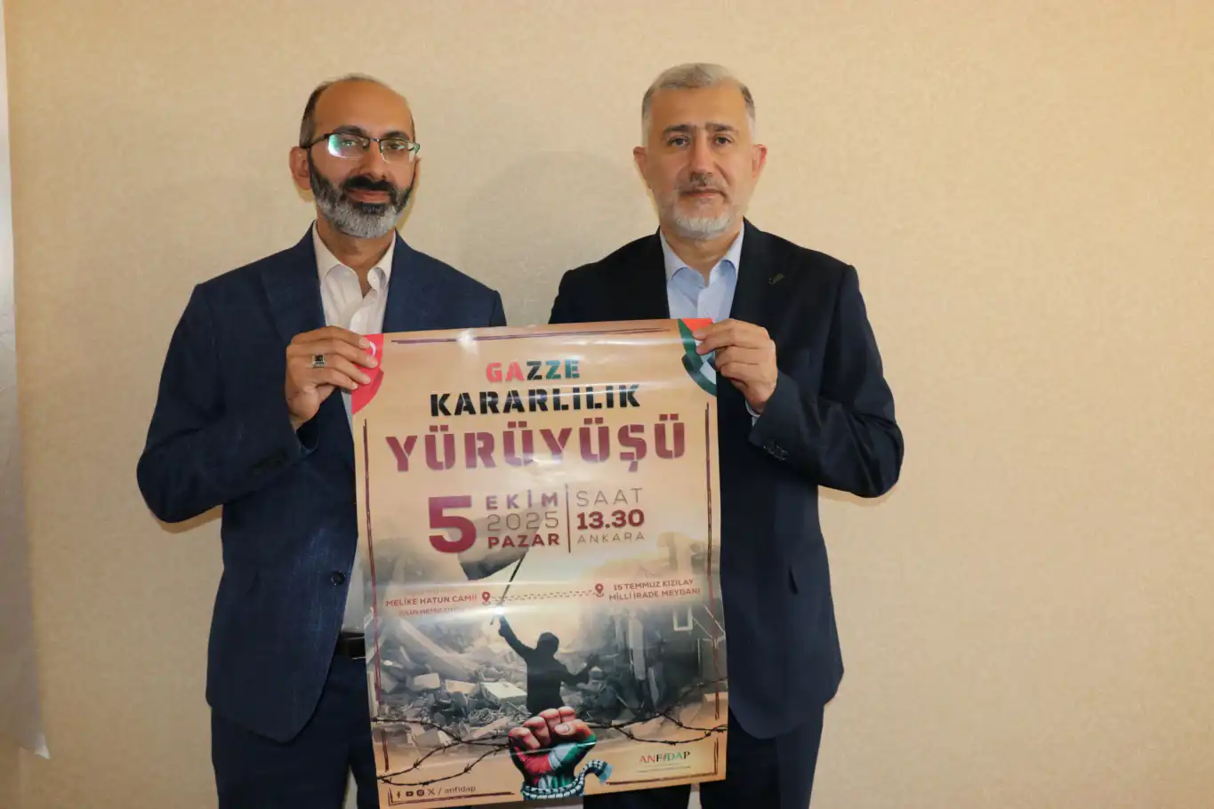 Gazze Kararlılık Yürüyüşü'ne davet