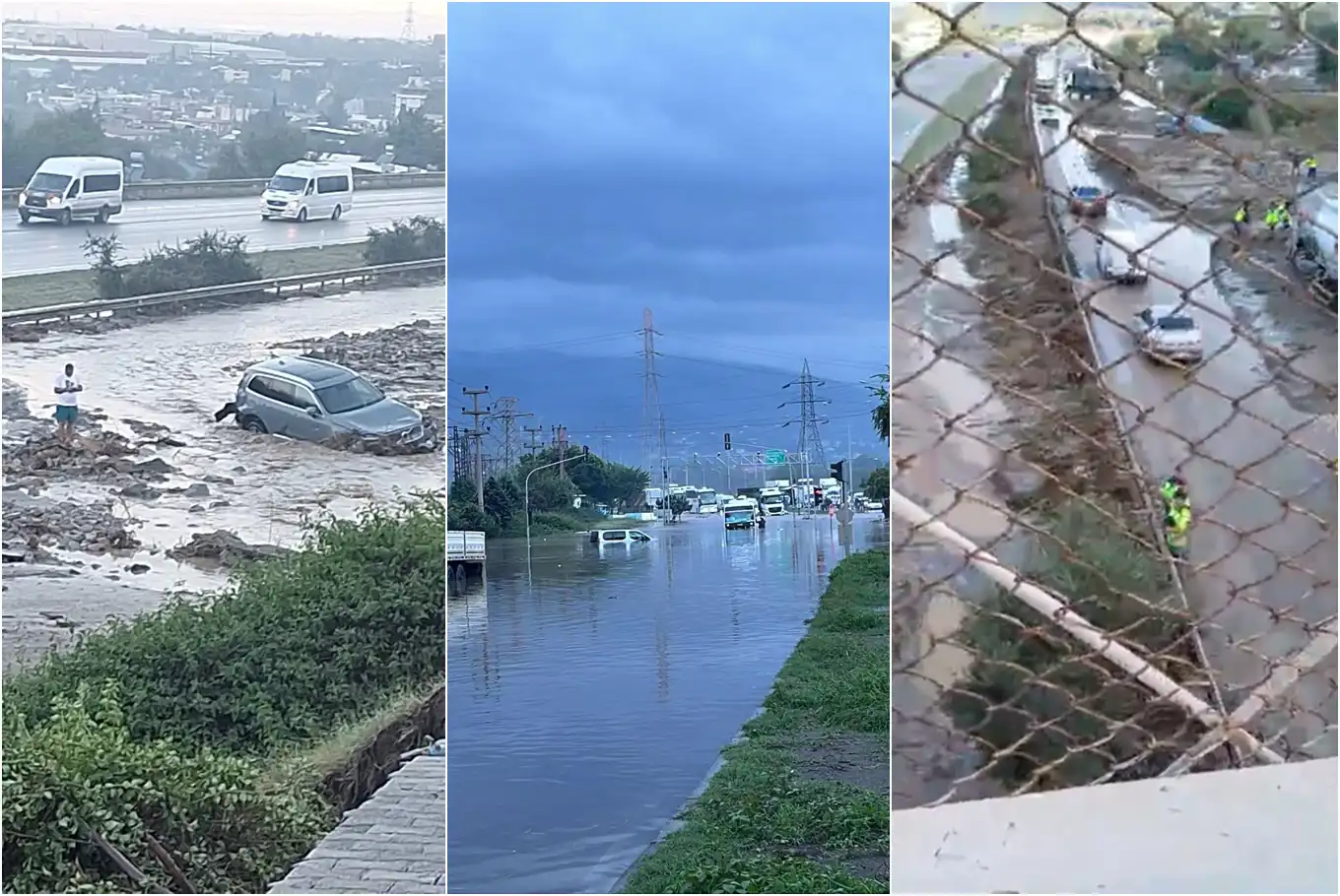 Hatay'da toprak kayması: Araçlar mahsur kaldı, otoyol kapandı Hatay'da toprak kayması: Araçlar mahsur kaldı, otoyol kapandı
