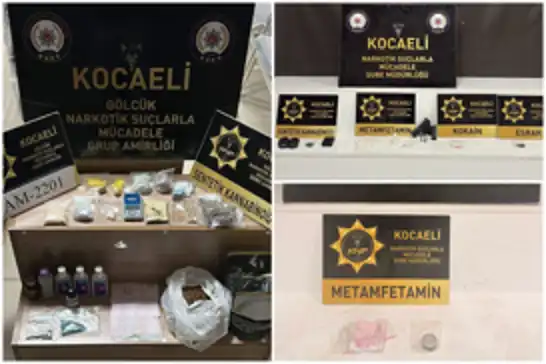 Kocaeli’de uyuşturucu operasyonu: 6 tutuklama