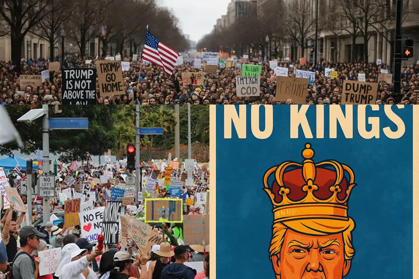 ABD’de milyonlar Trump'a karşı “No Kings” protestolarında ABD’de milyonlar Trump'a karşı “No Kings” protestolarında