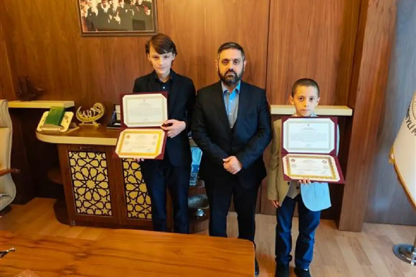 Ukraynalı İsmail ile Mısırlı Musa İstanbul’da hafız oldu Ukraynalı İsmail ile Mısırlı Musa İstanbul’da hafız oldu
