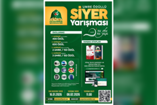 Peygamber Sevdalıları Vakfı'ndan "O'nu Oku O'nu Yaşa" siyer yarışması daveti