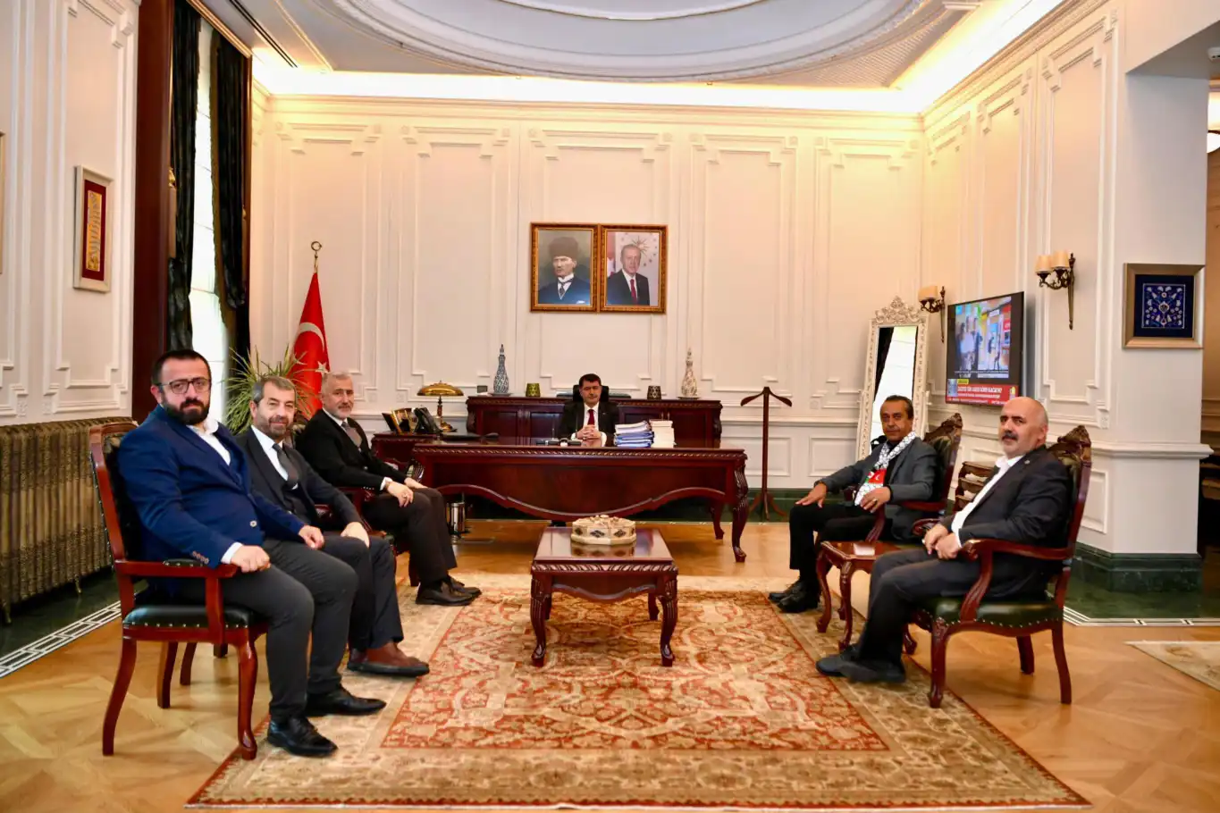 Ankara Valisi Şahin, ANFİDAP üyelerini kabul etti Ankara Valisi Şahin, ANFİDAP üyelerini kabul etti