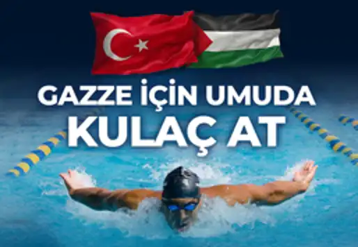 Malatya'da Gazze için anlamlı organizasyon: Kulaçlar mazlumlar için atılacak!
