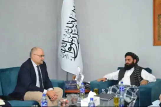 Afghan ambassador Haqqani meets EU special representative to deepen ties