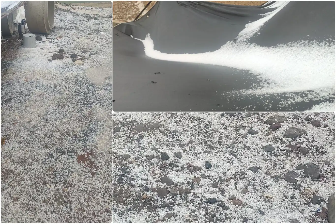 Elazığ’da ani dolu yağışı hayatı olumsuz etkiledi Elazığ’da ani dolu yağışı hayatı olumsuz etkiledi