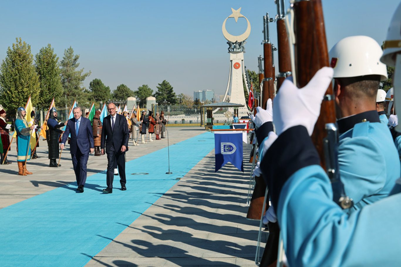 Almanya Başbakanı Merz Cumhurbaşkanlığı Külliyesinde Almanya Başbakanı Merz Cumhurbaşkanlığı Külliyesinde