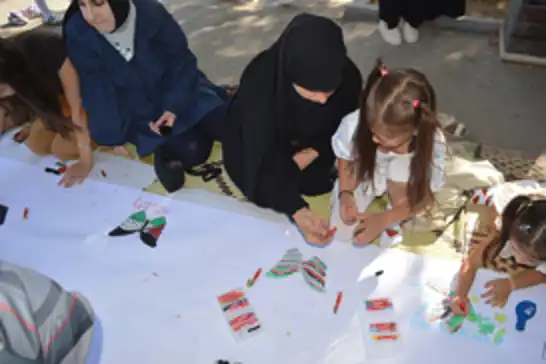 Siirt’te “Filistinli Çocuklar İçin Çiz” etkinliği düzenlendi