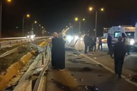 Kuzey Marmara Otoyolu'nda feci kaza! 2 ölü, 5 yaralı