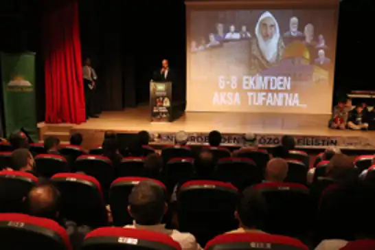 İstanbul'da "6-8 Ekim'den Aksa Tufan'ına" programı düzenlendi