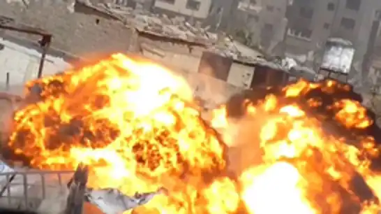القسام تقصف موقع قيادة للاحتلال شرق غزة