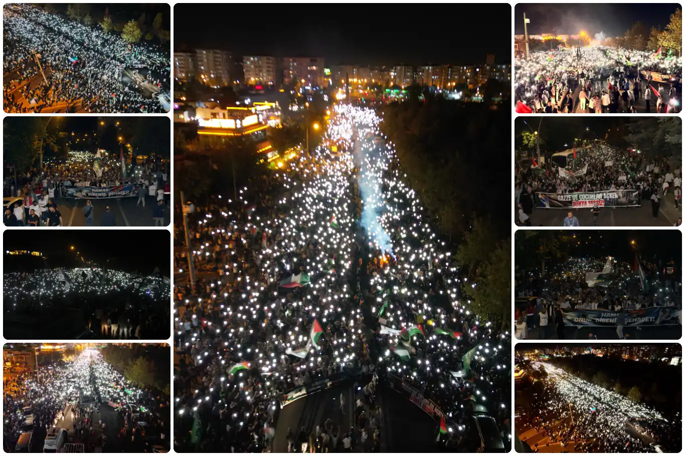 Diyarbakırlılar Aksa Tufanı yıldönümünde Gazze direnişini selamladı