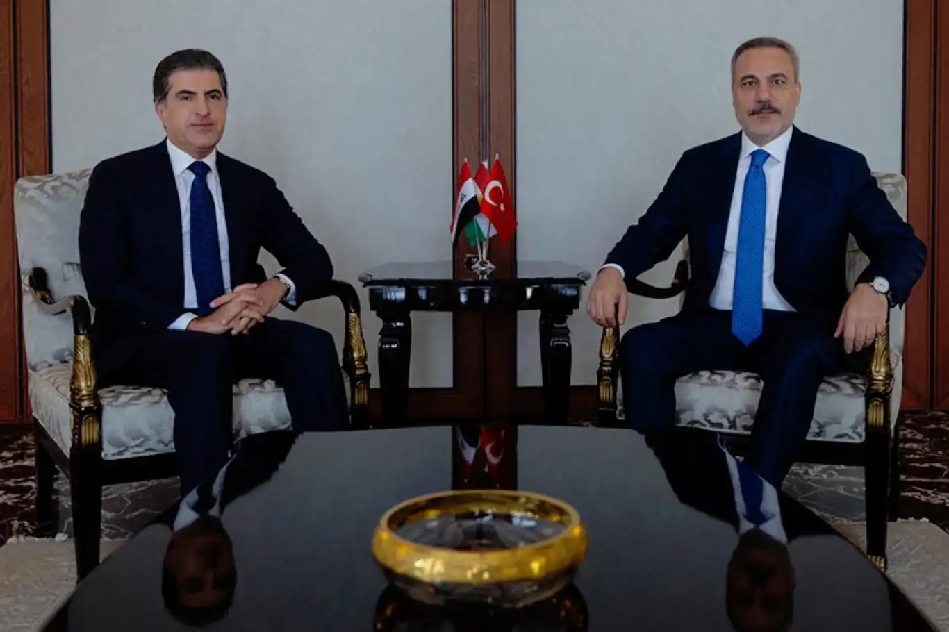 Dışişleri Bakanı Fidan, IKBY Başkanı Barzani ile Ankara’da görüştü