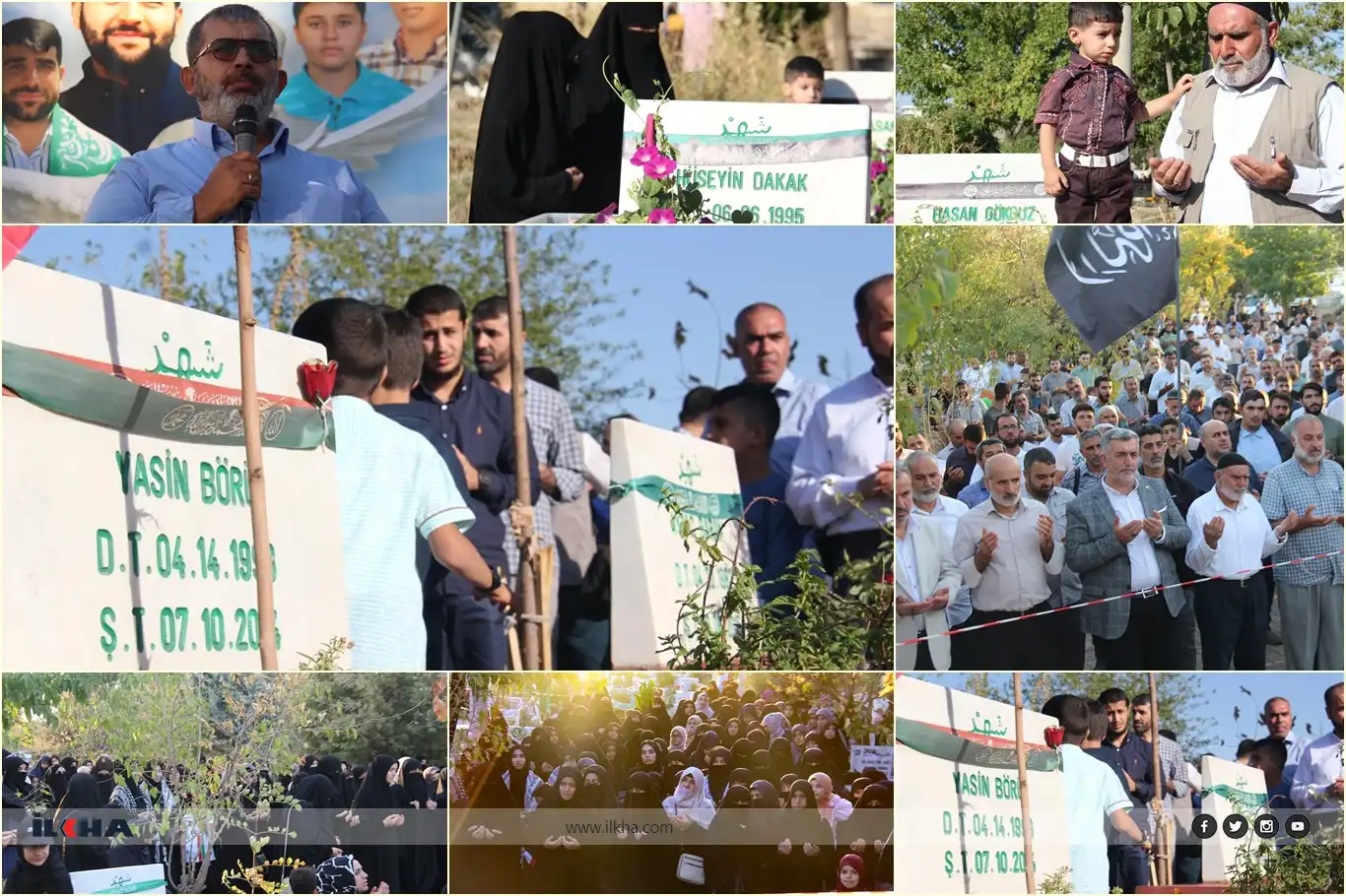 شەهید یاسین بۆرو و هاوڕێکانی لە سەر گۆڕەکانیان یاد کران شەهید یاسین بۆرو و هاوڕێکانی لە سەر گۆڕەکانیان یاد کران