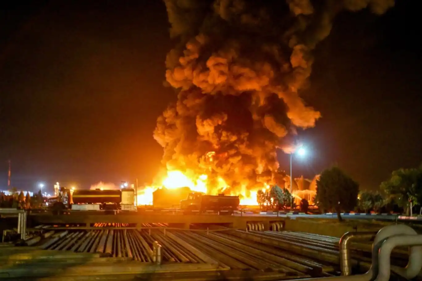 İran'da LPG dolum tesisinde patlama: 9 yaralı
