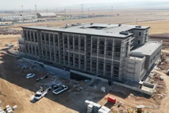 Batman'da diş hastanesi inşaatında sona gelindi