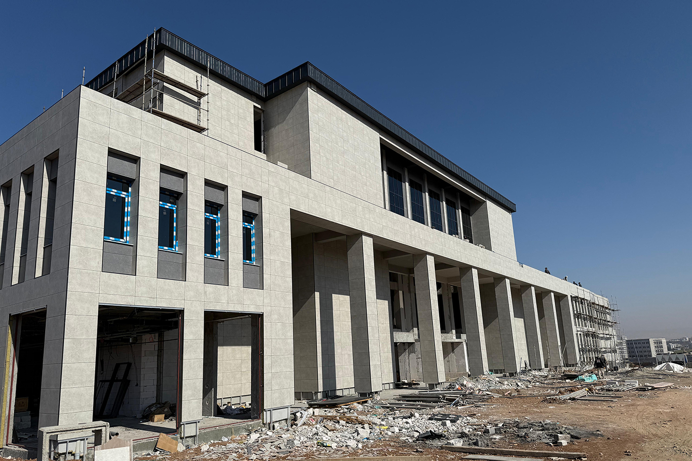 Batman'da diş hastanesi inşaatında sona gelindi