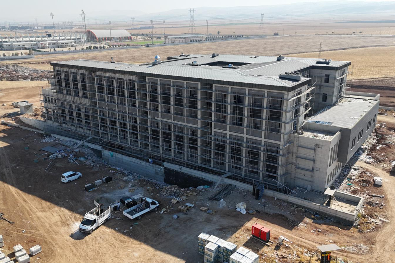 Batman'da diş hastanesi inşaatında sona gelindi