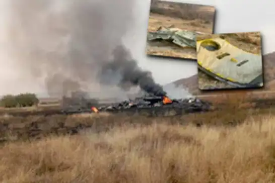 Gürcistan'da düşen uçağın kara kutusu bulundu