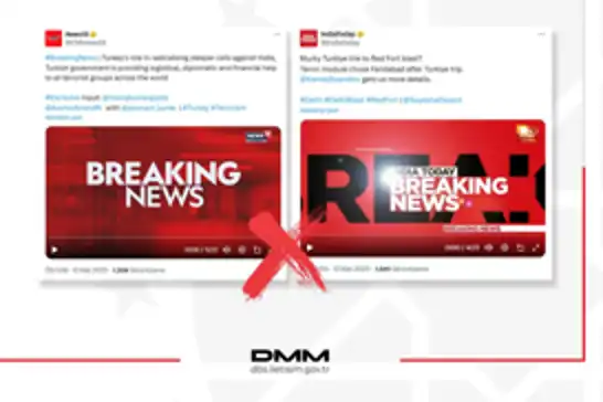 DMM, "Türkiye'nin, Hindistan'daki terör eylemiyle bağlantılı olduğu" iddiasını yalanladı