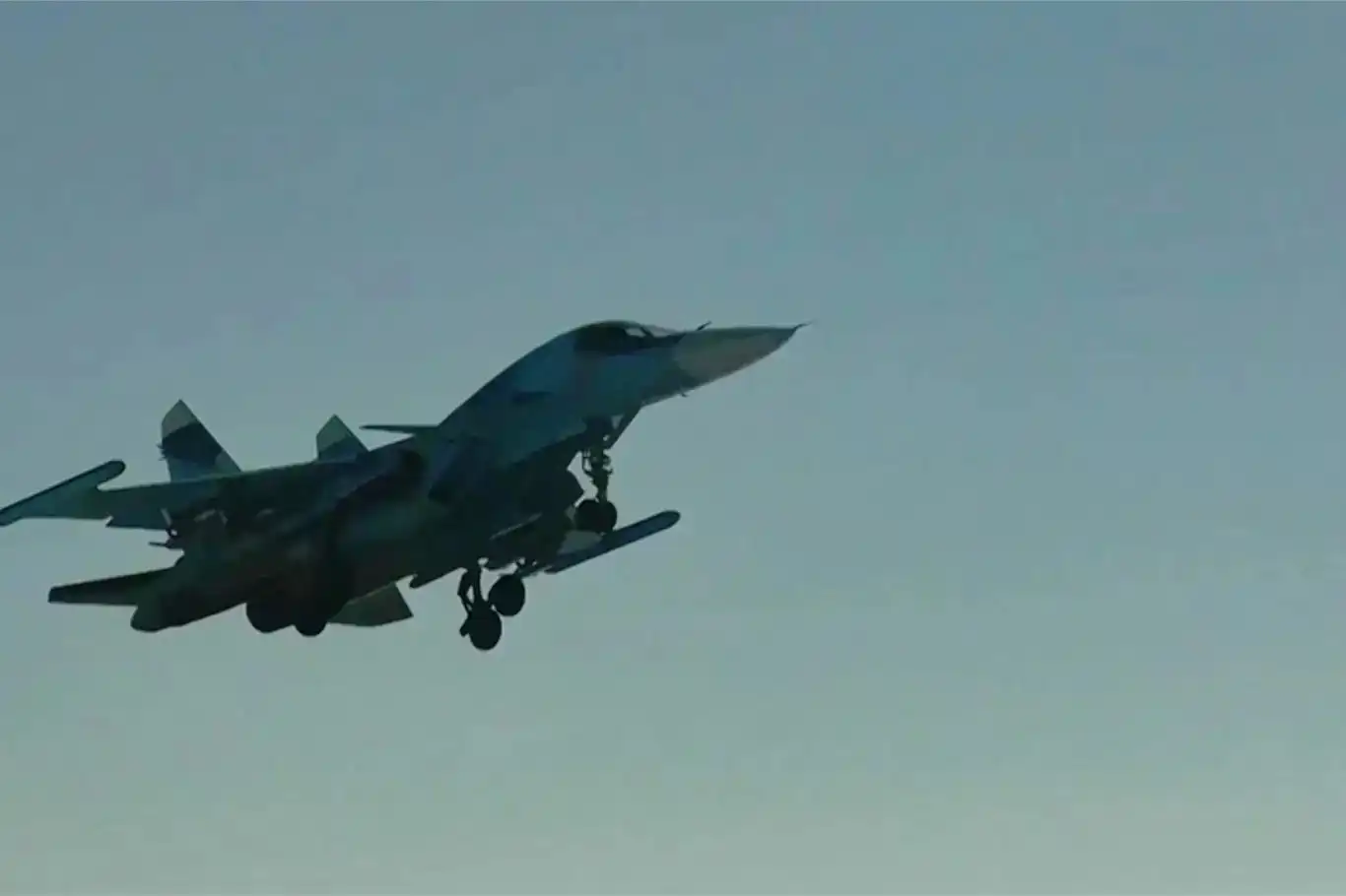 تحطم طائرة حربية في روسيا