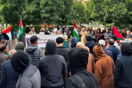 Li Mexrîbê piştgirîya ji bo Xezze û Sûdanê