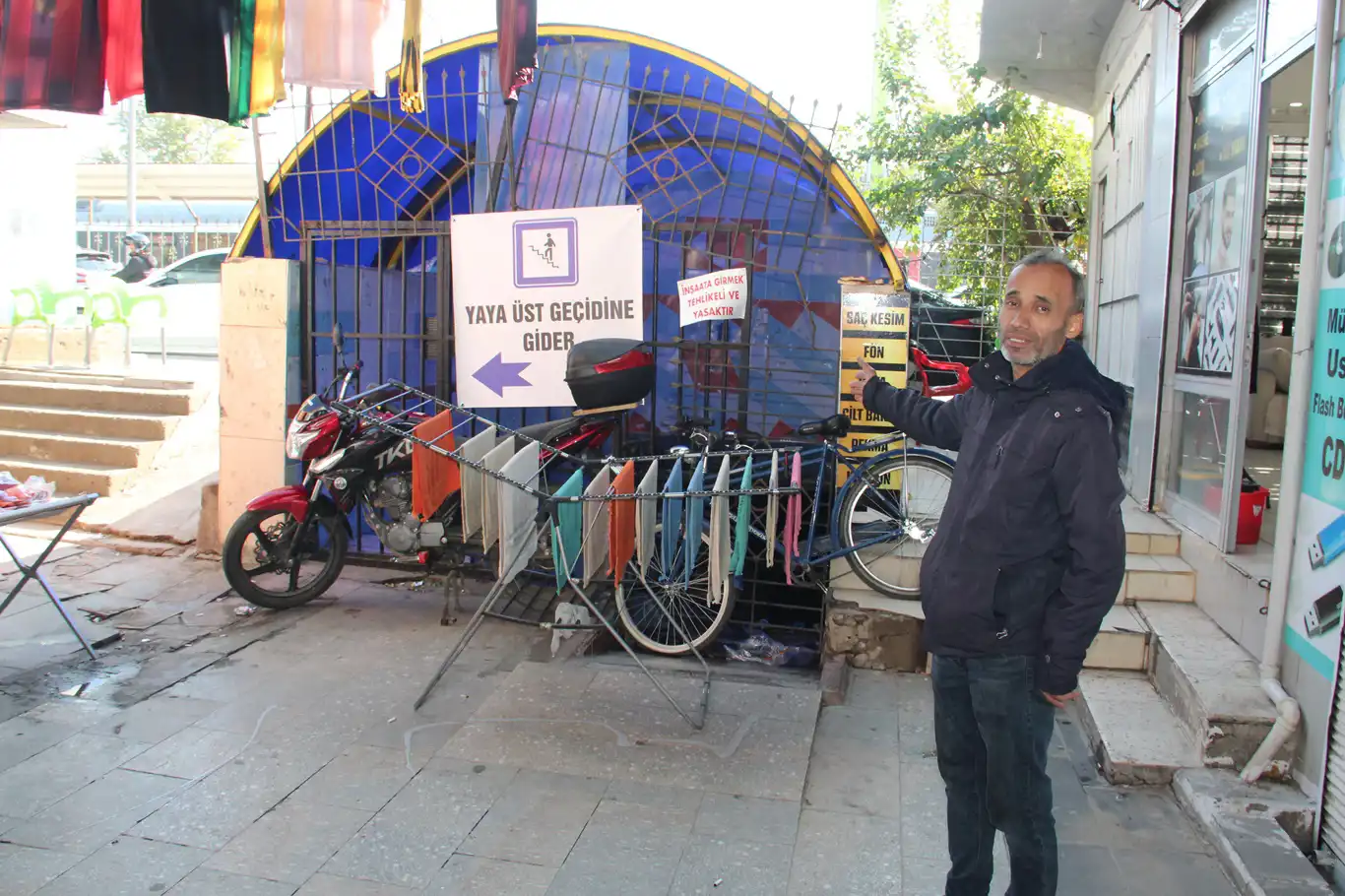 Batman'da Tren Garı alt geçidi kapalı, esnaf ve vatandaş çalışmaların hızlanmasını bekliyor