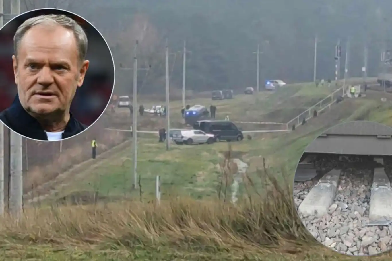 Polonya'da demir yolu hattı sabotaj sonucu tahrip oldu