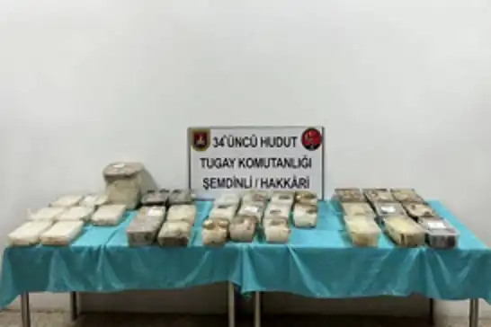 İran sınırında 81 kilogram uyuşturucu ele geçirildi