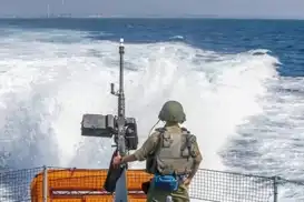 رژێمی داگیرکەری سەهیۆنی لە خان یونس هێرشی کردە سەر ماسیگران