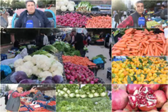 Vitamin deposu kışlık meyve ve sebzeler tezgahlardaki yerini aldı 