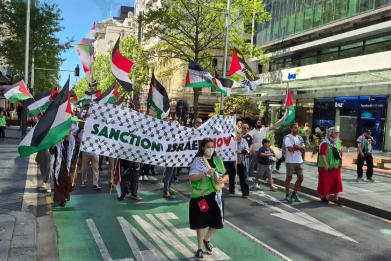 مسيرة تضامنية مع فلسطين في نيوزيلندا: "على الحكومة معاقبة إسرائيل"