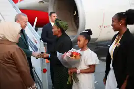 President Erdoğan arrives in Johannesburg for G20 summit