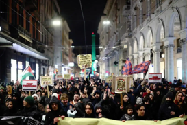 'No normalization with apartheid’: Bologna marchers demand ban on Israeli sports teams