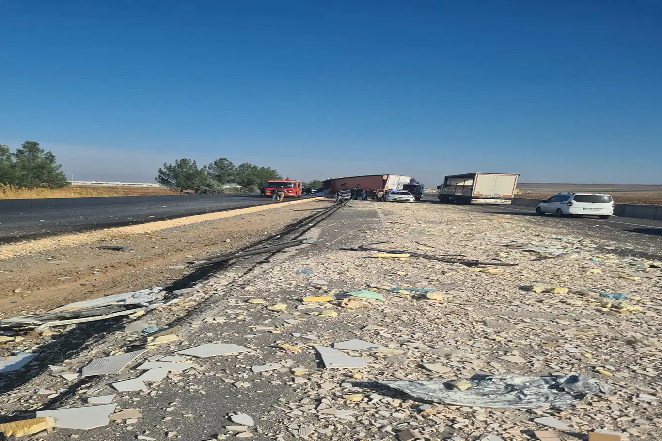 Diyarbakır-Bismil yolunda bir zincirleme kaza daha: Yaralılar var