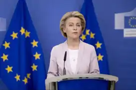 رئيسة المفوضية الأوروبية تعرض شروط الاتحاد الأوروبي لتحقيق حل في أوكرانيا