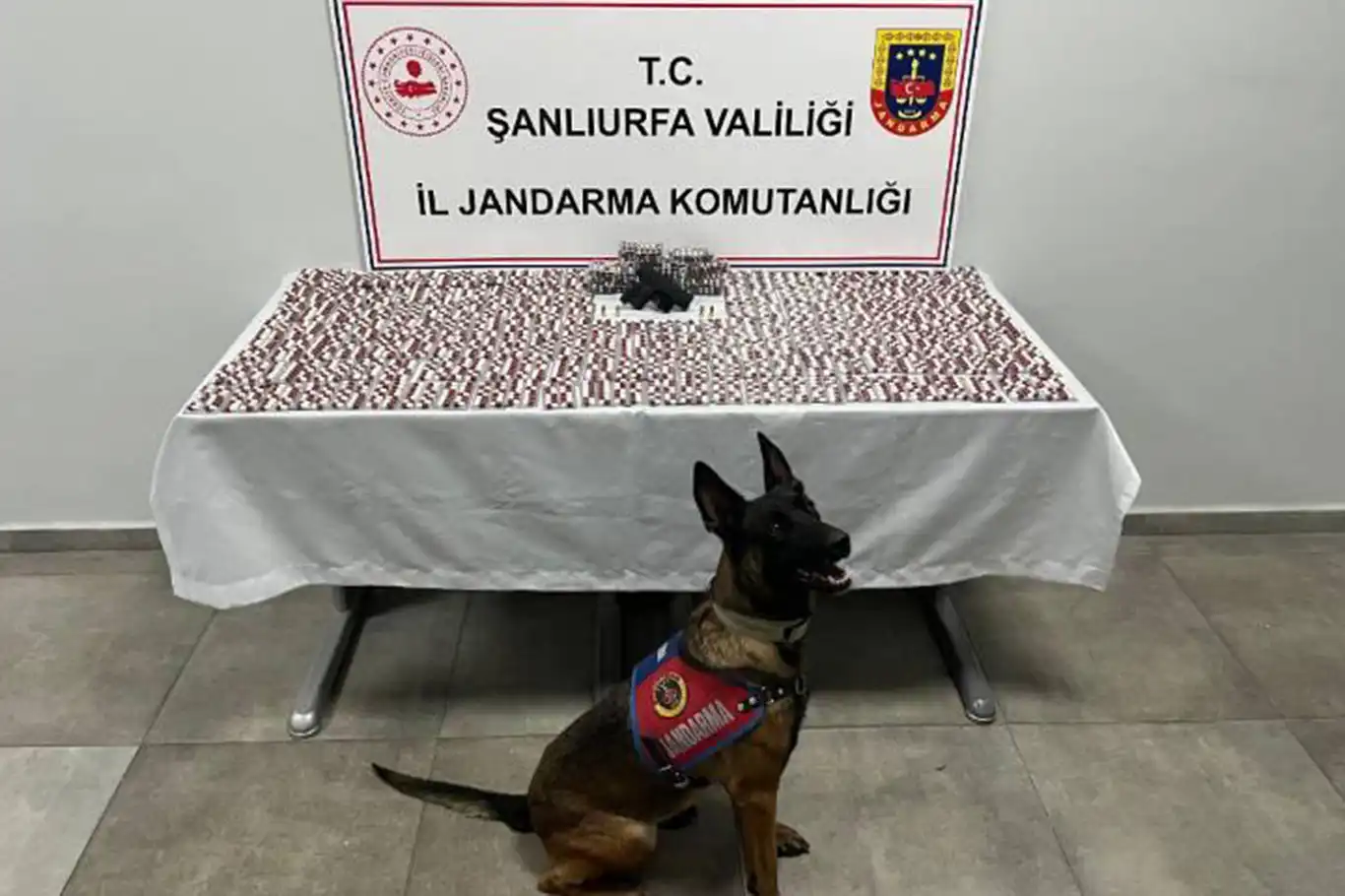 Şanlıurfa’da uyuşturucu operasyonunda sentetik ecza ve silah ele geçirildi