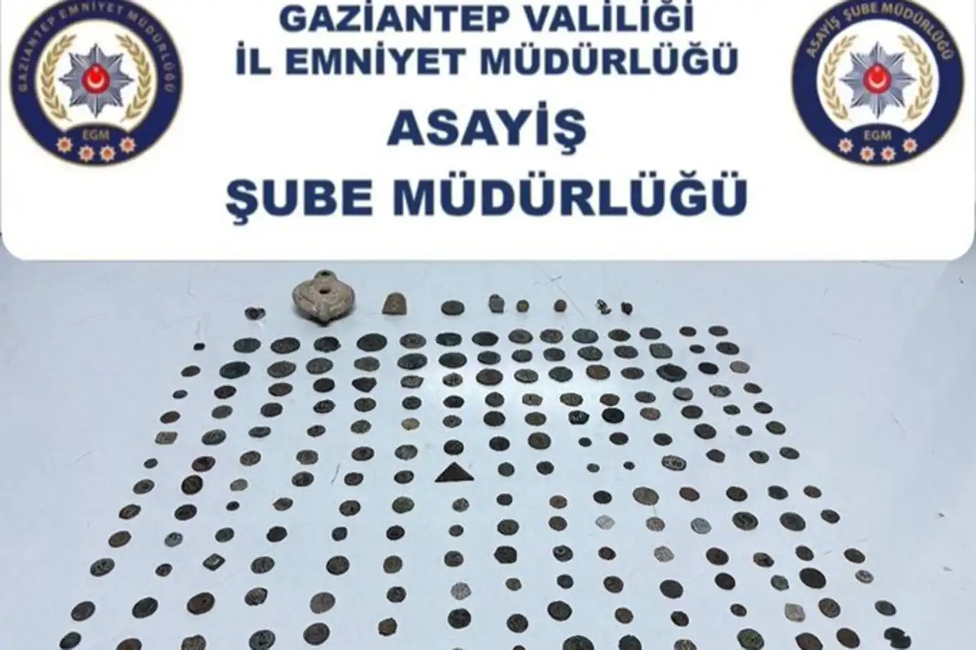 Gaziantep'te 230 tarihi eser ele geçirildi