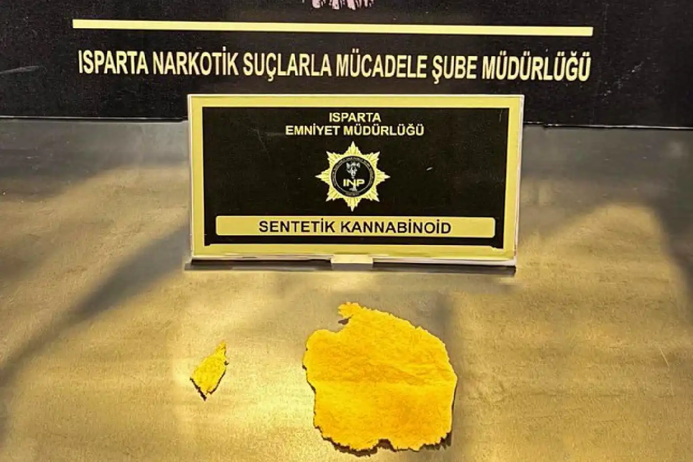 Isparta’da 306 adet sentetik kannabinoid ele geçirildi