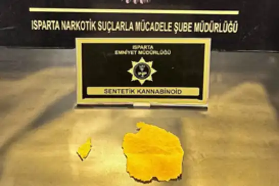 Isparta’da 306 adet sentetik kannabinoid ele geçirildi