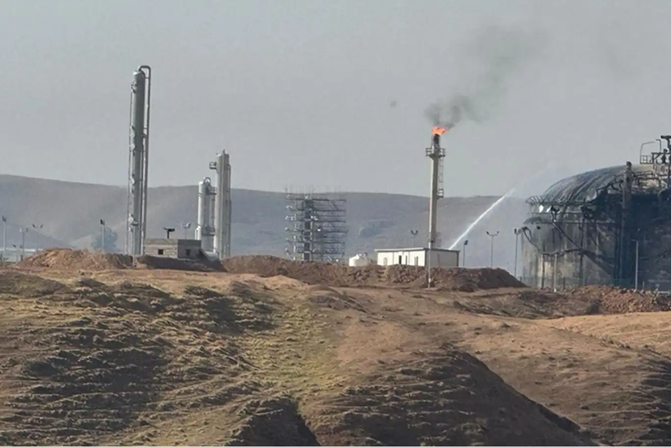 Irak Kürdistanı Bölgesi’nde Kor Mor gaz sahasına İHA saldırısı düzenlendi