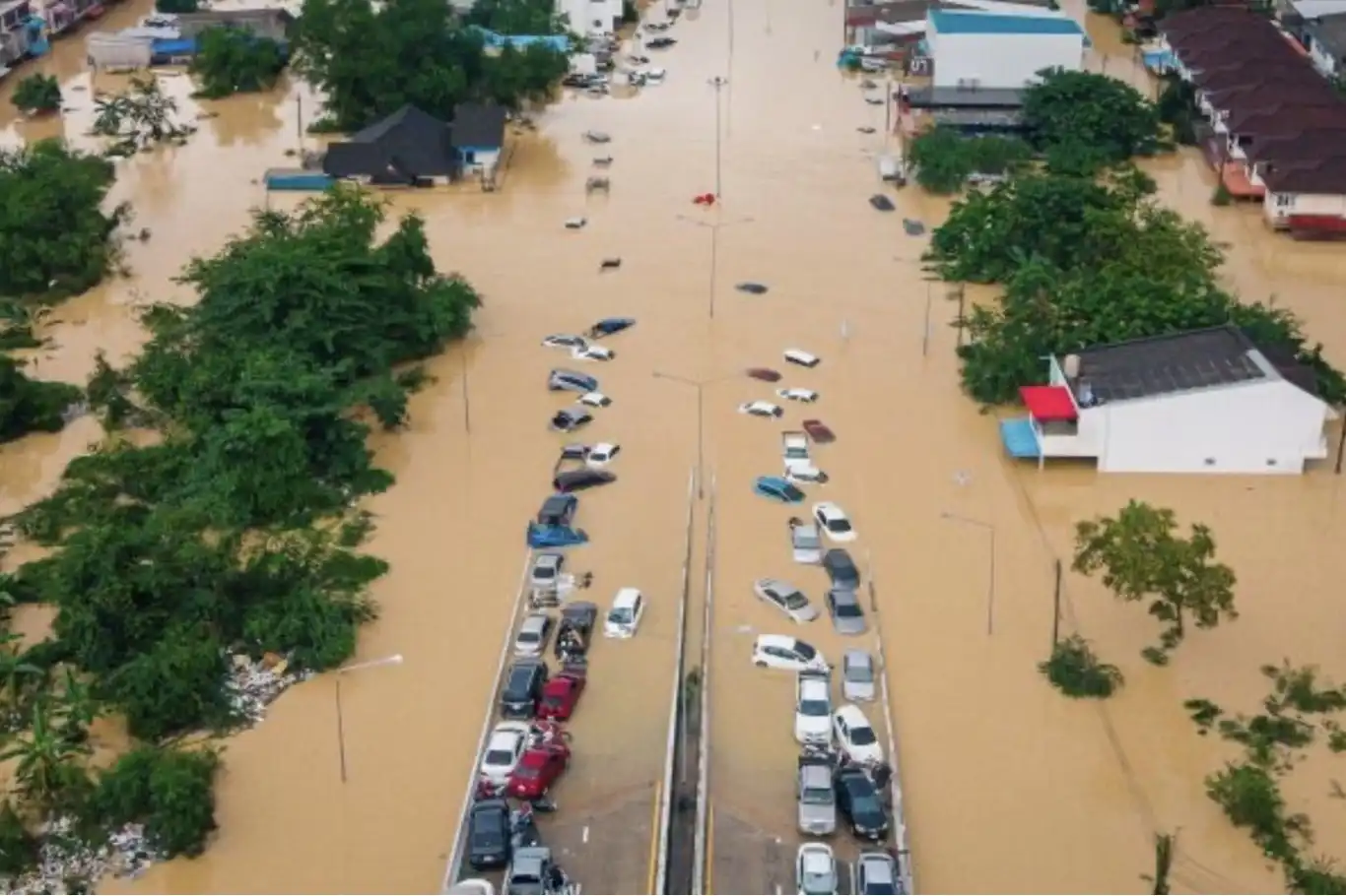 Son 300 yılın en yoğun yağışını yaşayan Tayland'da ölü sayısı 55'e yükseldi