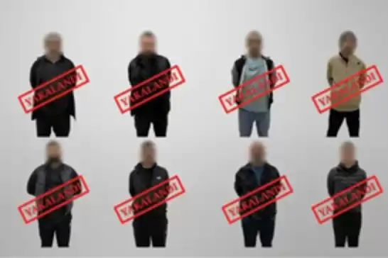 Gürcistan'da yakalanan 8 suçlu Türkiye'ye getirildi