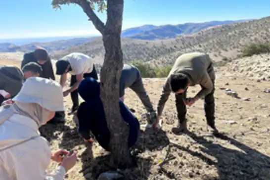Mardin'de İmam Hatip öğrencilerinden "Yeşil Vatan" projesine destek 